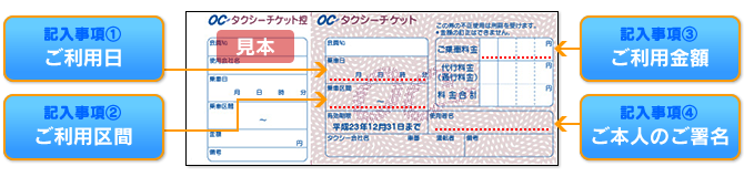 株式会社オーシー | OC CARD タクシーチケット